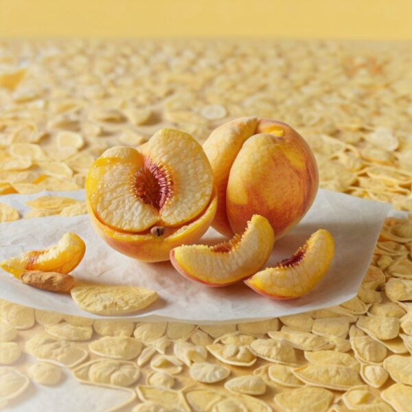 freeze dried peach pure natural